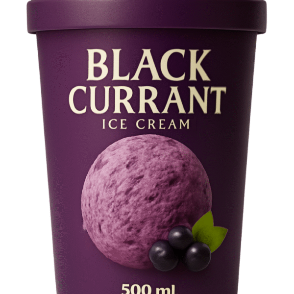 Black Current ice cream (500ml)
